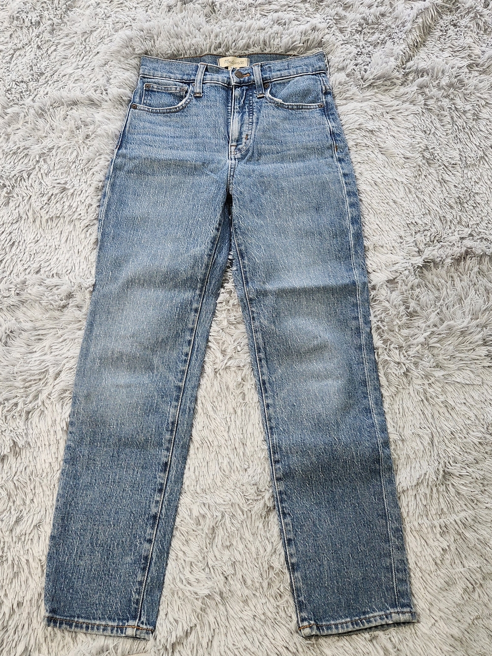 Madewell Medium Wash Classic Straight Leg Jeans